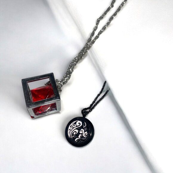 Gothic Jewelry Bundle Crosses Chokers Bracelets Earrings Skulls 50+ - Picture 10 of 15